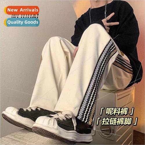 American casual pants mens spring new Korean nd ins hundred