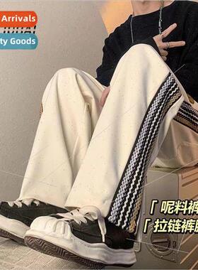 American casual pants mens spring new Korean nd ins hundred