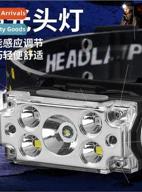 Near and far light strong light sensor headlamp multifunctio