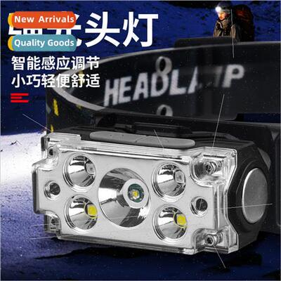 Near and far light strong light sensor headlamp multifunctio