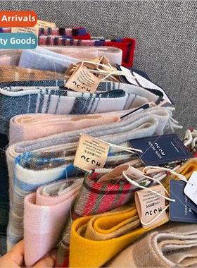 Heavyweight asures Australia wool simple versatile plaid woo