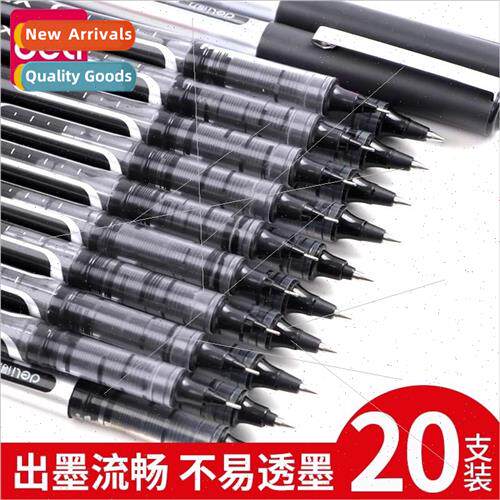straight liquid unisex pen ballpoint pen 0.5 black quick-dry