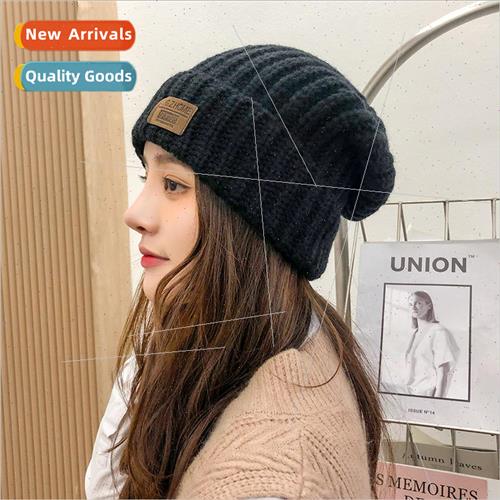 Hat womens fall and winter versatile wool cap Korean ear pro