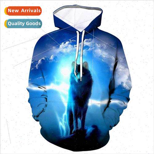 Mens Animal 3d Plus ze Sweatshirt Tiger 3D Print Hoodie Mens