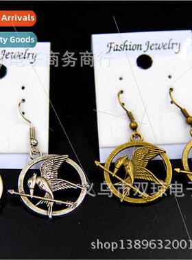 the hunger games vintage earrings hunger games mockingjay ea