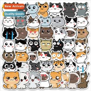 kitten phone cell stickers graffiti funny and cute pcs