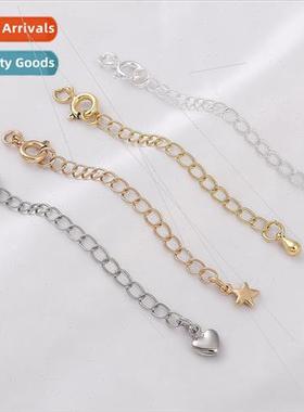 18K gold clad color-retaining rose peach heart teardrop tail