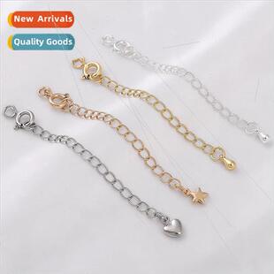 18K gold clad color-retaining rose peach heart teardrop tail