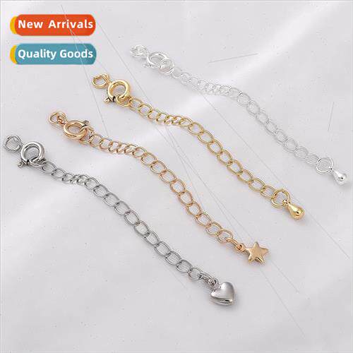 18K gold clad color-retaining rose peach heart teardrop tail