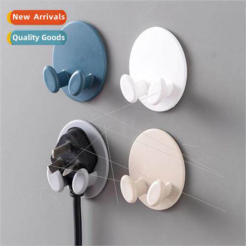 Power Socket Holder Organizer Kitchen Wall Mounted Plug Hook