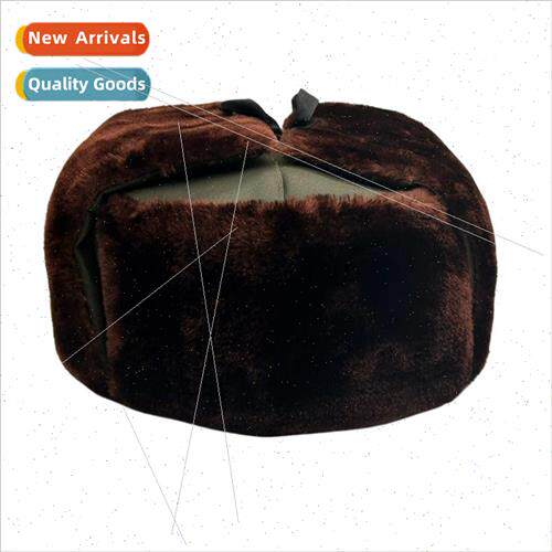Winter hat outdoor thickened cold warm Lei Feng cap mens mid