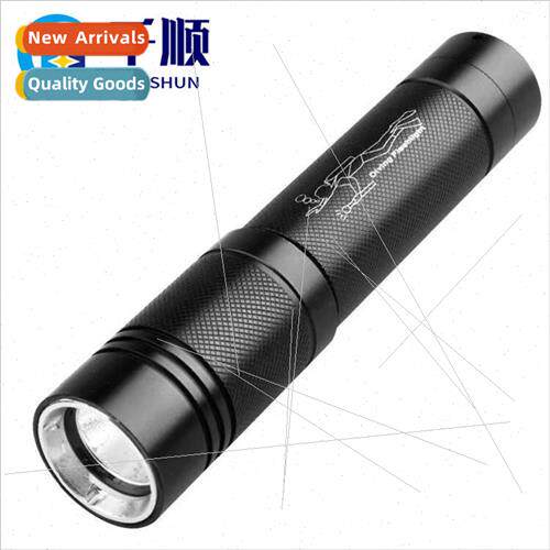 Diving flashlight strong light rechargeable super bright lon