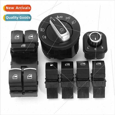 适用 Volkswagen Golf headlight fog lamp glass lift switch 5N