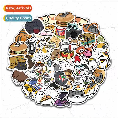 ins handbook stickers cartoon stickers cute cat diy stickers