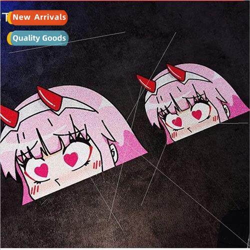 Car stickers JDM cartoon animation love eyes 02 pain car sti