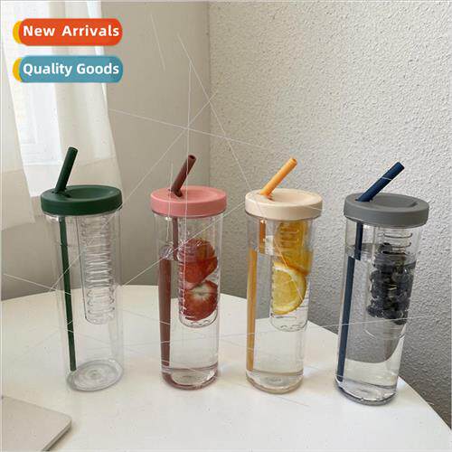 Large-capacity plastic fruit cup students couple portable fr