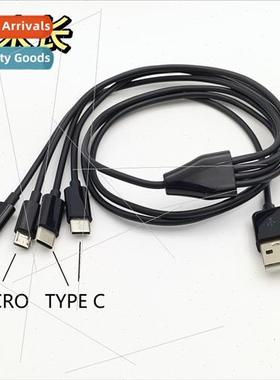 1 Meter USB One Drag Four Charging Cable 4-in-1 Multifunctio