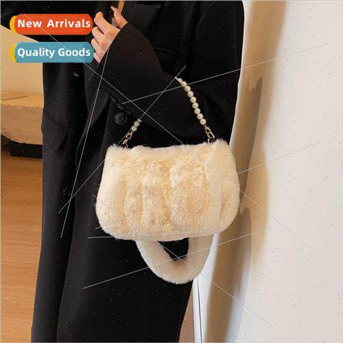 New Plush che Warm Chain Fall and Winter Womens Shoulder Bag