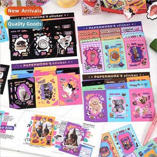 Gramophone Rainbow series American patter Sticker small pack