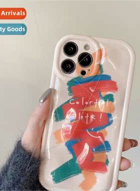 INS Art Color Pigment 适用 Apple 13Promax Creative Personali