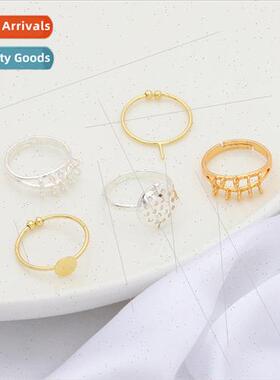 14K copper clad hanging plating color preservation patch rin