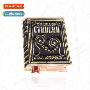 Cthulhu The Call of Cthulhu Peripheral Book Brooch Enamel Ba