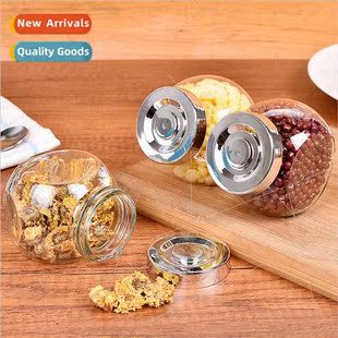 Storage Bottle Jar Sealed Transparent ing Glass