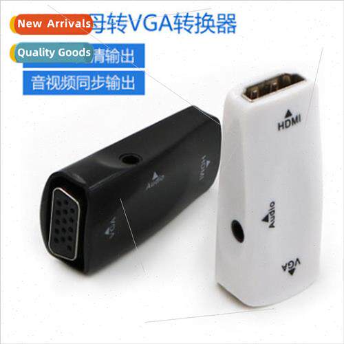 HDMI TO VGA Adapter with Audio Cable 1080P HDMI Female to VG