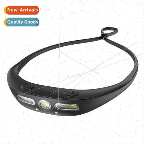New LED mini multi-function waving sensor head mounted light