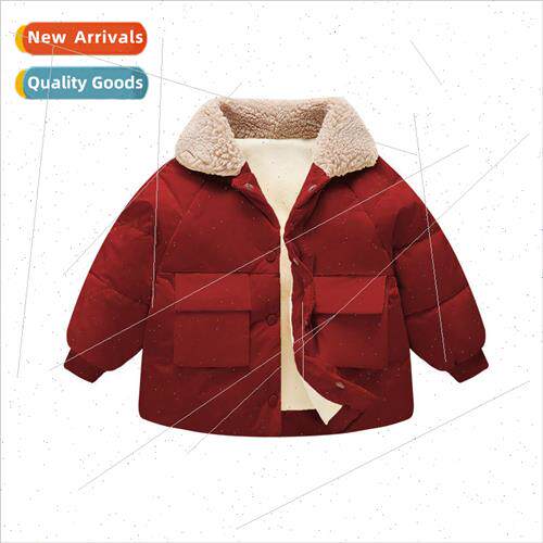 2023 new childrens down cotton clothing Korean  of the winte