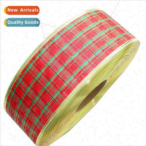 6.3CM Christmas Plaid Ribbon Scottish Christmas Decoration R