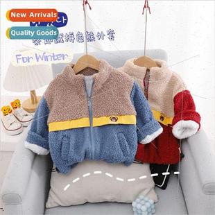 childrens jacket fleece winter thic teddy new baby 2023 boys