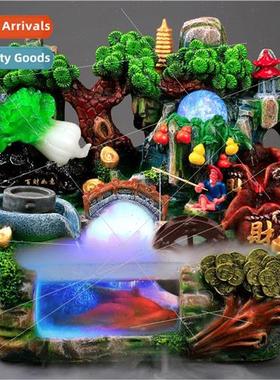 Waterfall waterfall living room circulating water fountain a