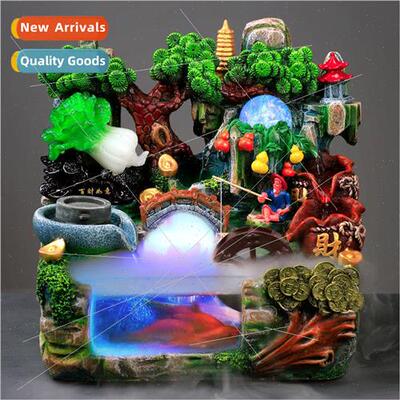 Waterfall waterfall living room circulating water fountain a