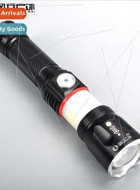With magnet 1809 T6 flashlight Zoom USB rechargeable with ca