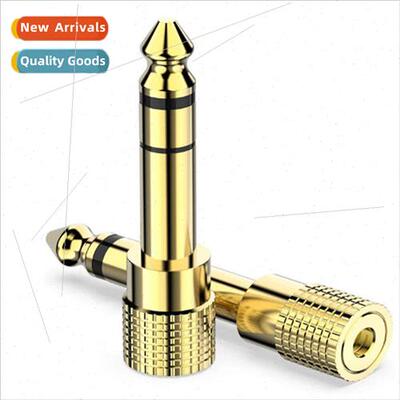 Audio 6.5 to 3.5 Adapter Microphone Mic Headset 3.5mm Female
