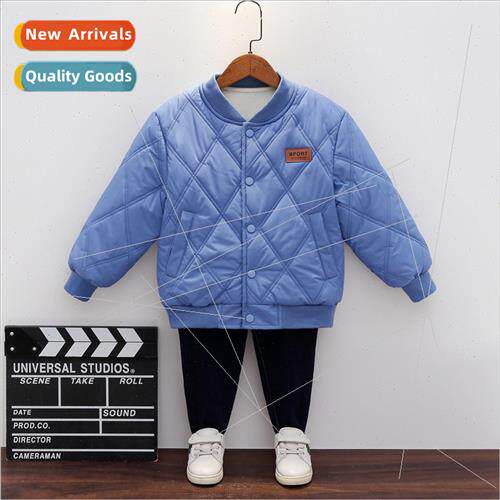 Boys cotton jacket jacket 2023 fall and winter new Korean  o