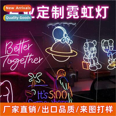 New neon led decorative light character pattern acrylic led