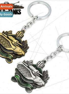 World of Tanks WOT xie Medal Keychain Metal Pendant Army Fan