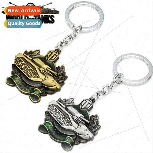 World of Tanks WOT xie Medal Keychain Metal Pendant Army Fan
