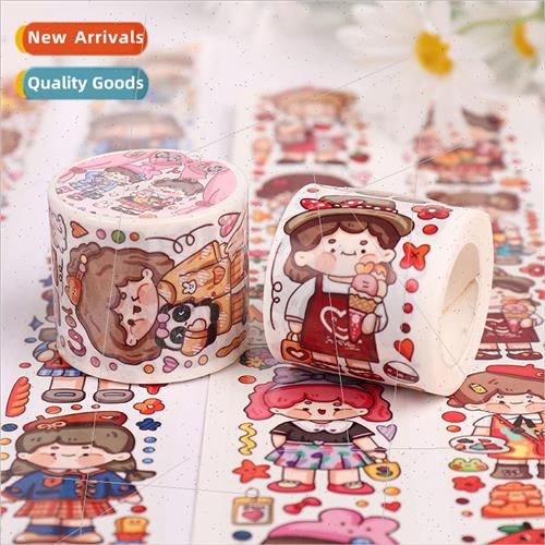 10 meters of bean sprout sauce handbook tape cute cartoon gi