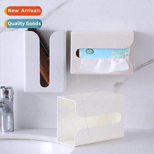 Non-staining sticker drawer box wall mounted paper towel hol
