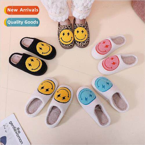 ghtning Smile Cotton Slippers Smile Cotton Shoes Couple Cute