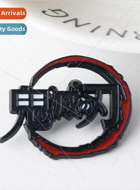 Anime  ghost destroyed the edge of the brooch metal badge se