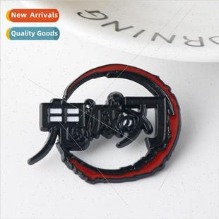 the edge badge ghost metal destroyed brooch Anime