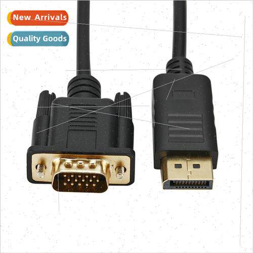 Large DP to VGA converter mini Displayport to VGA cable 1.8