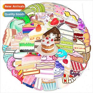 50 ins cake graffiti stickers luggage car notebook refrigera