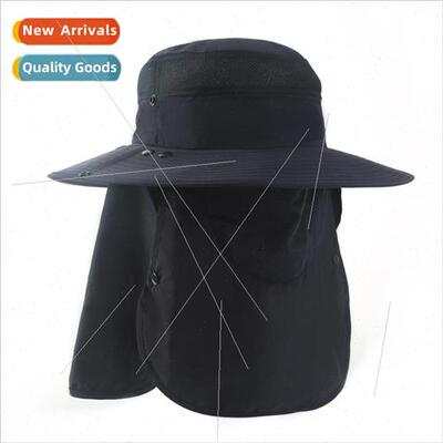 Sunshade hat outdoor big head circumference fisherman hat qu