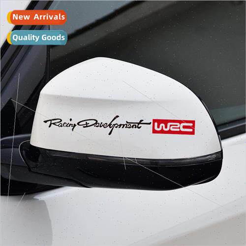 Alphabet door handle stickers pull handles stickers rearview