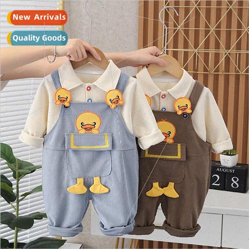 Boys suit 2023 new baby spring and fall fashionable backpack
